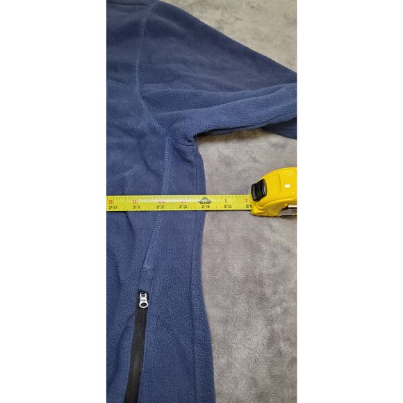 Timberland Jacket Mens Large Blue Fleece Slope Full Zip Outdoors Gorpcore Warm - Picture 3 of 10